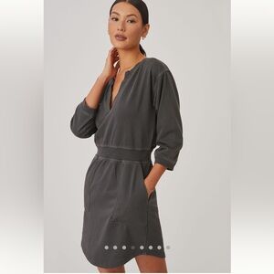 Anthropologie Charcoal Dress